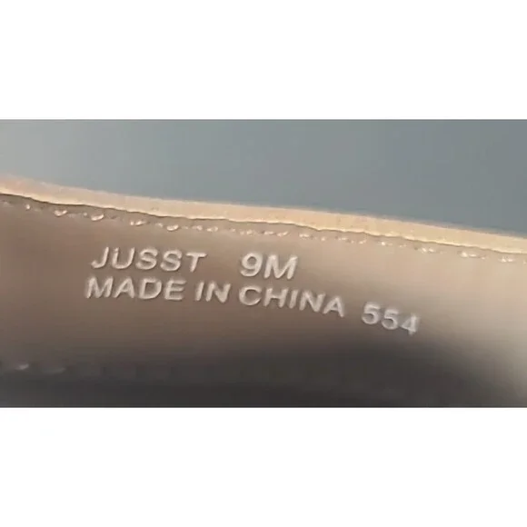 Steve Madden Boots Womens 9M Beige Open Toe Block Heel Leather Faux Snakeskin - Picture 8 of 11